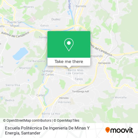 Escuela Politécnica De Ingeniería De Minas Y Energía map