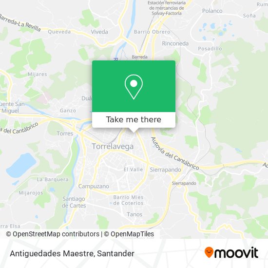 Antiguedades Maestre map