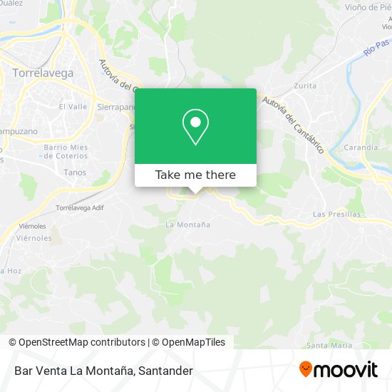 Bar Venta La Montaña map