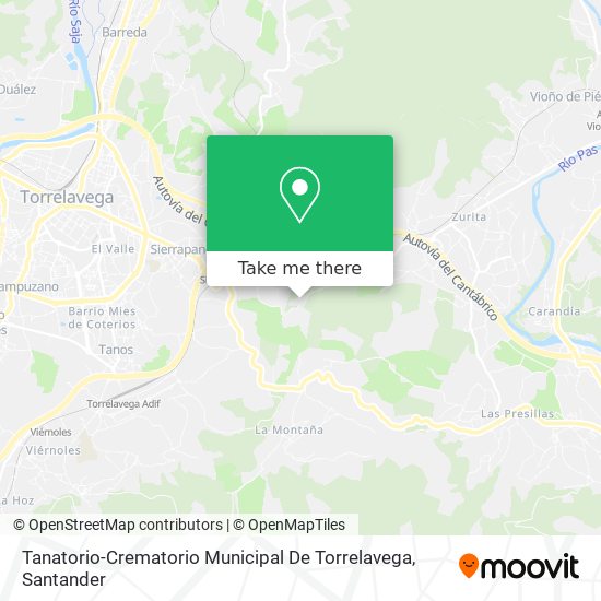 Tanatorio-Crematorio Municipal De Torrelavega map