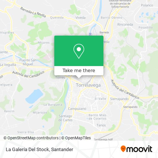 La Galería Del Stock map