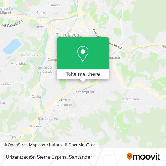 Urbanización Sierra Espina map