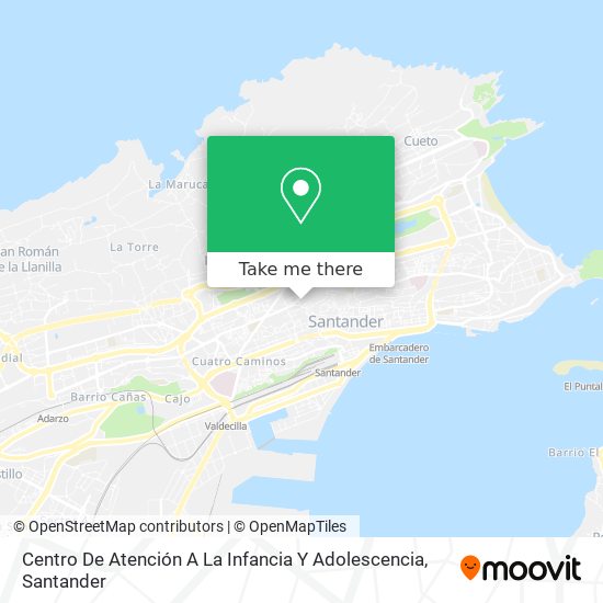 Centro De Atención A La Infancia Y Adolescencia map