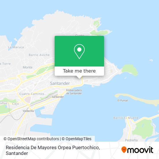 Residencia De Mayores Orpea Puertochico map