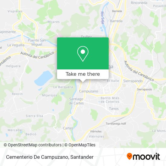 Cementerio De Campuzano map