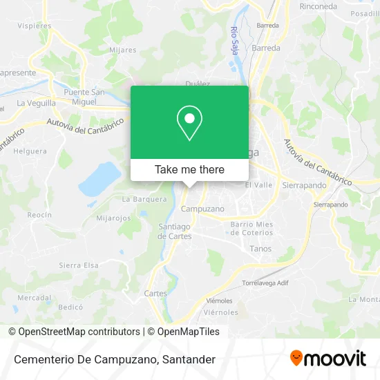 Cementerio De Campuzano map