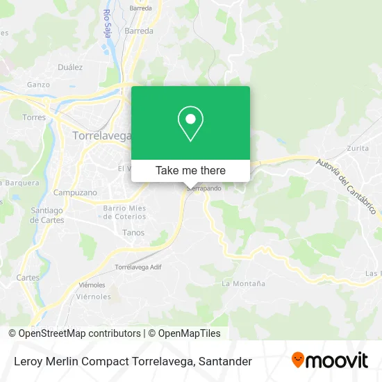 Leroy Merlin Compact Torrelavega map