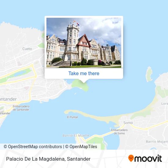 Palacio De La Magdalena map