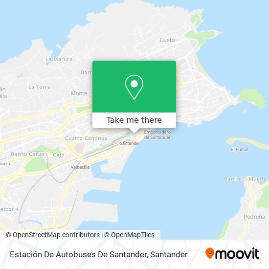 Estación De Autobuses De Santander map