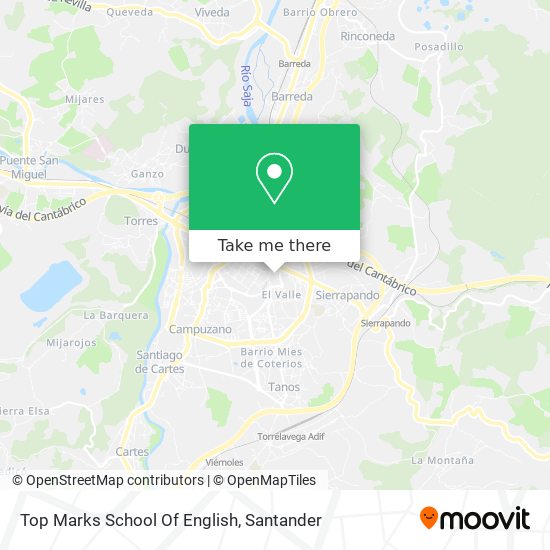 Top Marks School Of English map