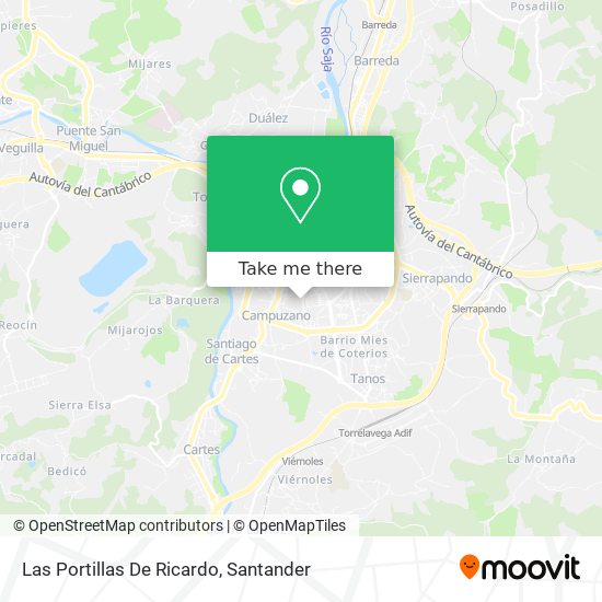 Las Portillas De Ricardo map