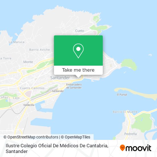 Ilustre Colegio Oficial De Médicos De Cantabria map