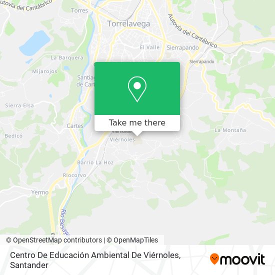 Centro De Educación Ambiental De Viérnoles map