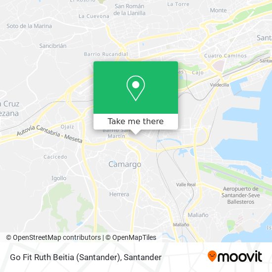 Go Fit Ruth Beitia (Santander) map