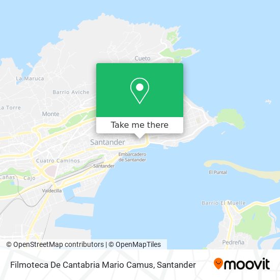 Filmoteca De Cantabria Mario Camus map