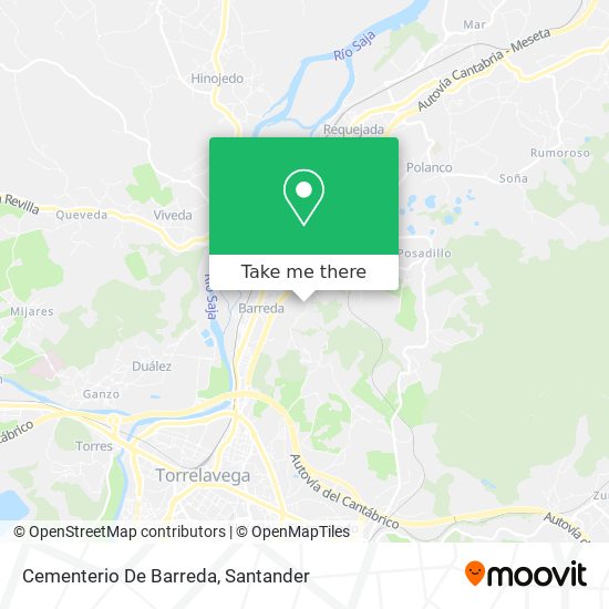 Cementerio De Barreda map