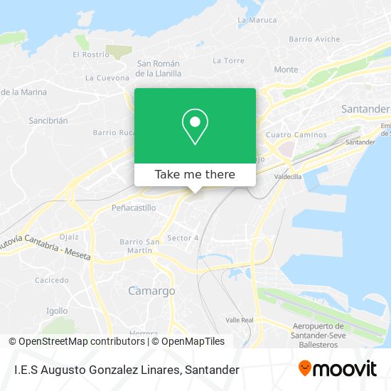 I.E.S Augusto Gonzalez Linares map