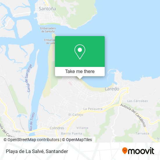 Playa de La Salvé map