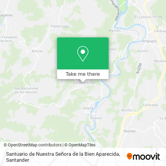 Santuario de Nuestra Señora de la Bien Aparecida map
