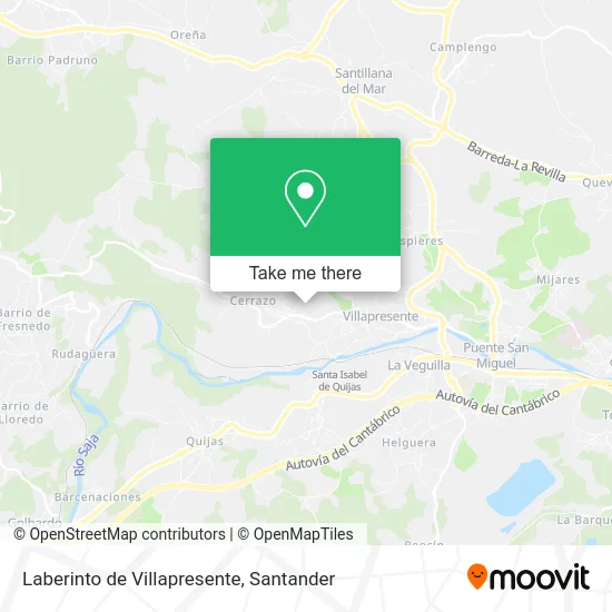 Laberinto de Villapresente map