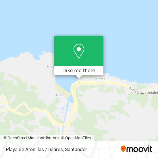 Playa de Arenillas / Islares map