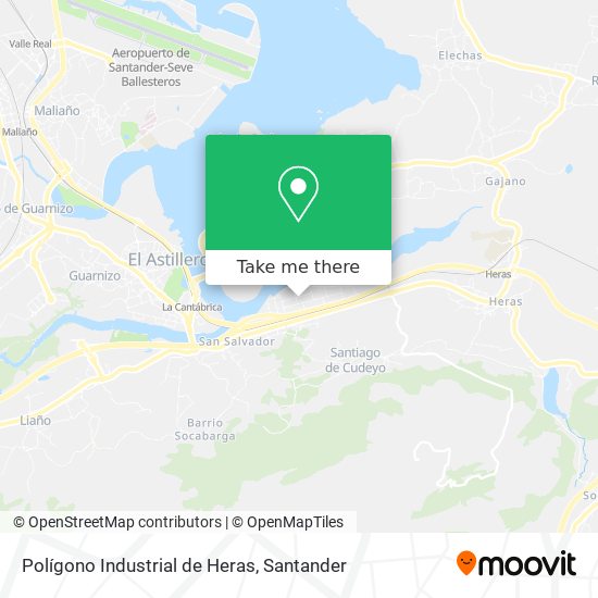 mapa Polígono Industrial de Heras