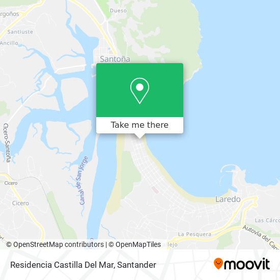 Residencia Castilla Del Mar map