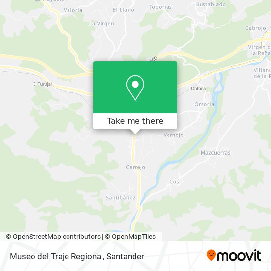 Museo del Traje Regional map