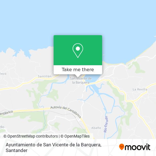 Ayuntamiento de San Vicente de la Barquera map