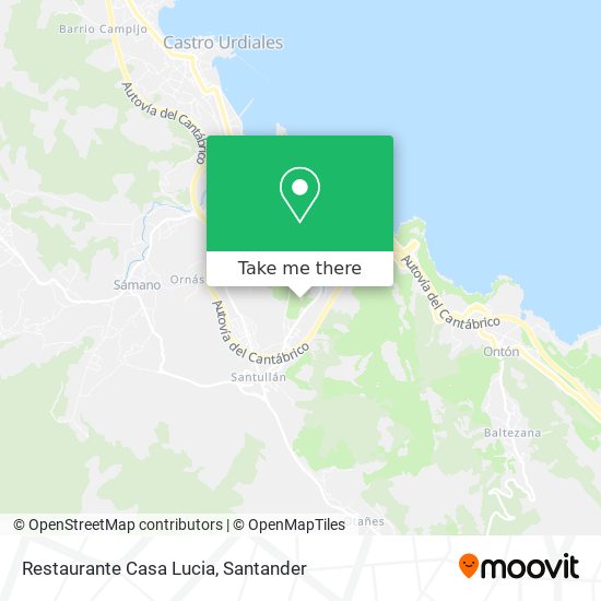 Restaurante Casa Lucia map