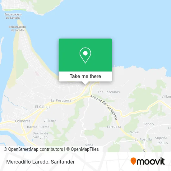 Mercadillo Laredo map