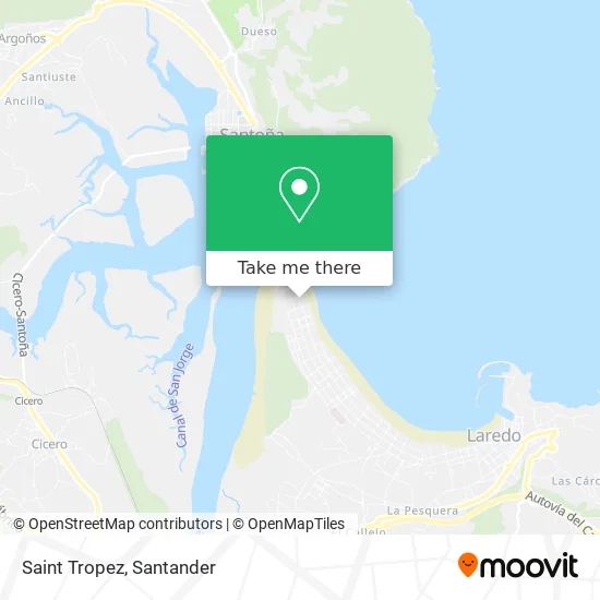 Saint Tropez map