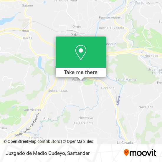 Juzgado de Medio Cudeyo map