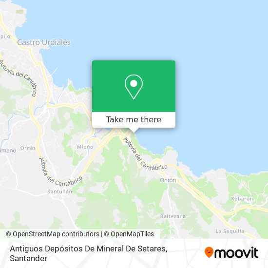 Antiguos Depósitos De Mineral De Setares map