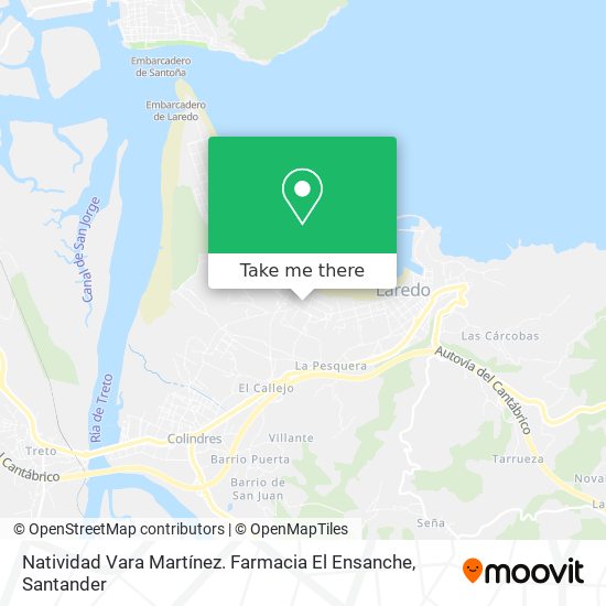 Natividad Vara Martínez. Farmacia El Ensanche map