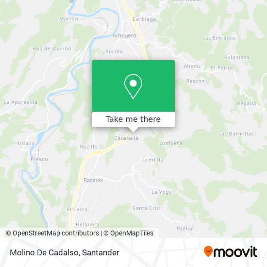 mapa Molino De Cadalso