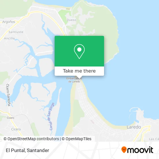 El Puntal map