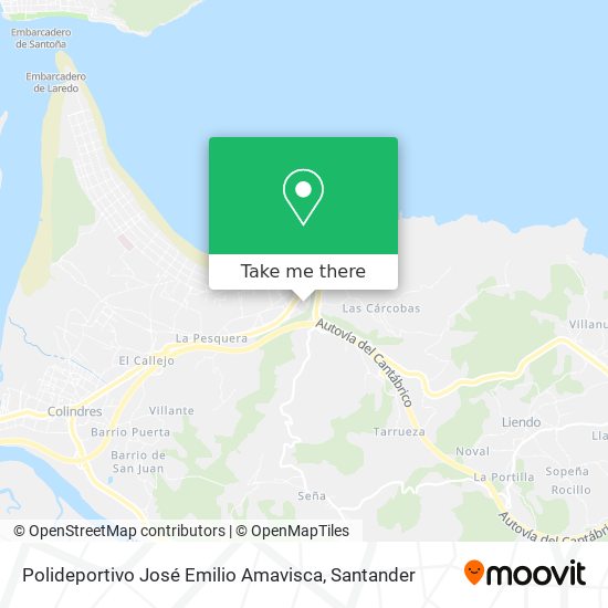 Polideportivo José Emilio Amavisca map