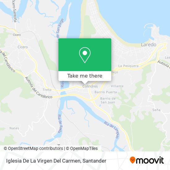 Iglesia De La Virgen Del Carmen map