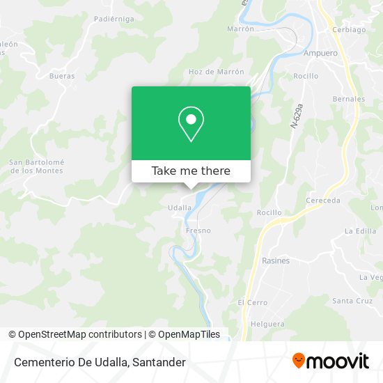 mapa Cementerio De Udalla