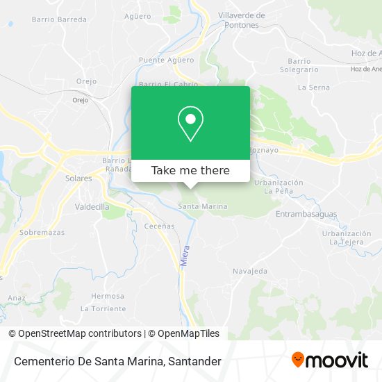 mapa Cementerio De Santa Marina