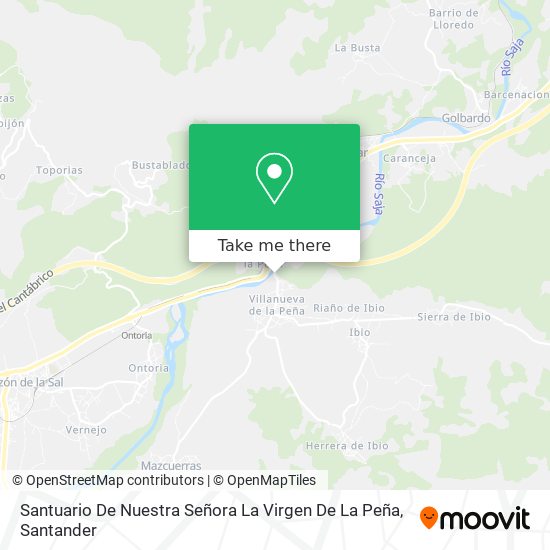 Santuario De Nuestra Señora La Virgen De La Peña map