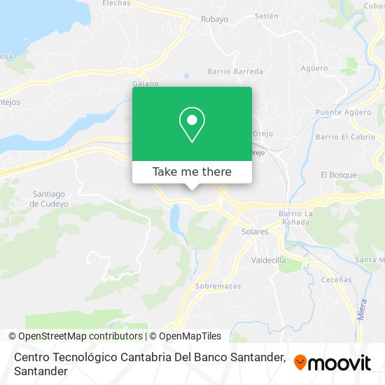 Centro Tecnológico Cantabria Del Banco Santander map