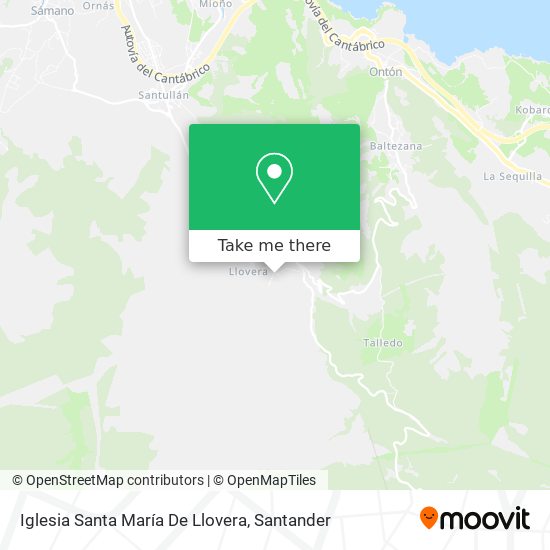 Iglesia Santa María De Llovera map