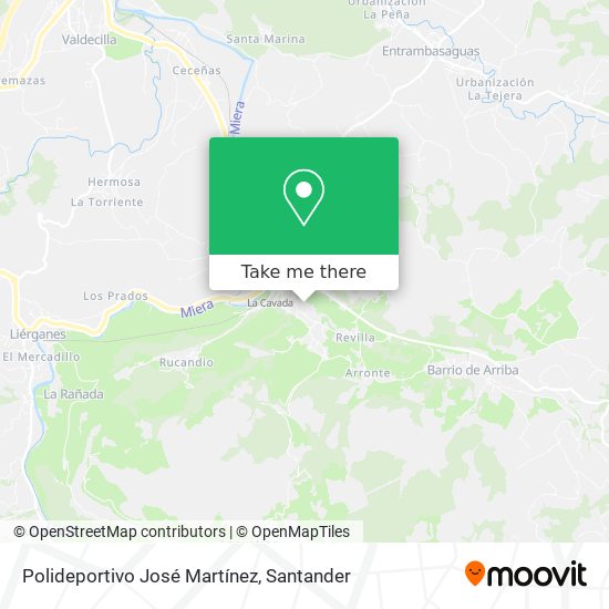 Polideportivo José Martínez map