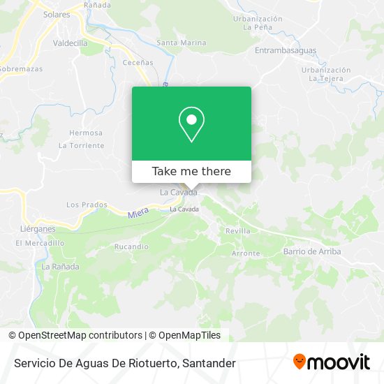 Servicio De Aguas De Riotuerto map
