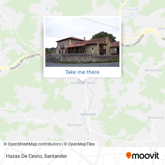 Hazas De Cesto map