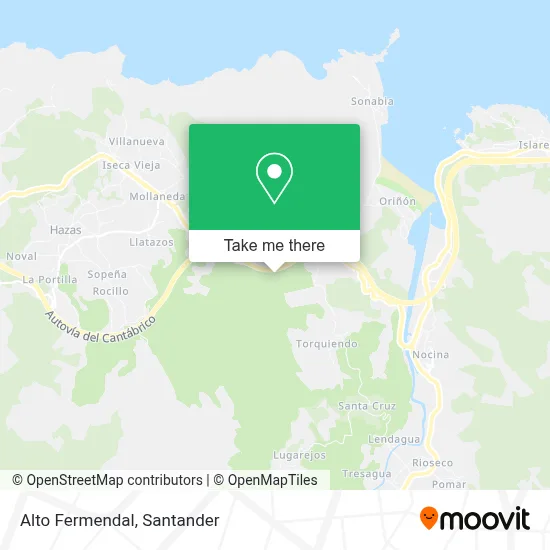 Alto Fermendal map