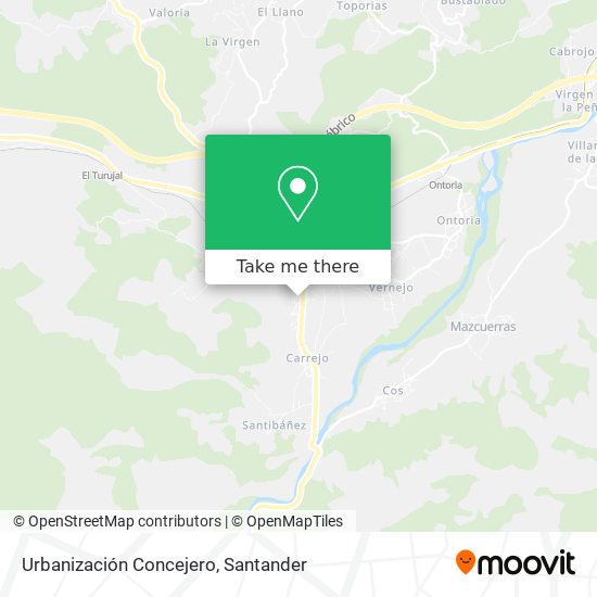 Urbanización Concejero map