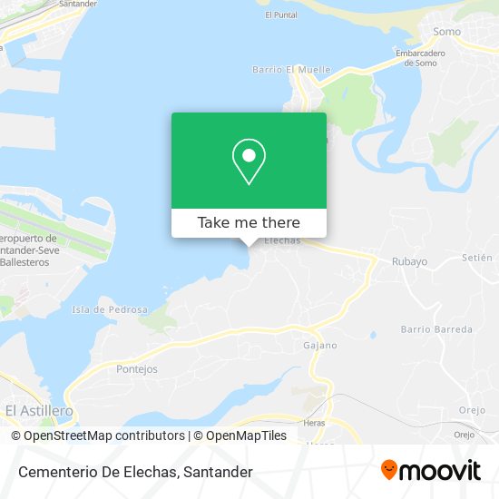 Cementerio De Elechas map